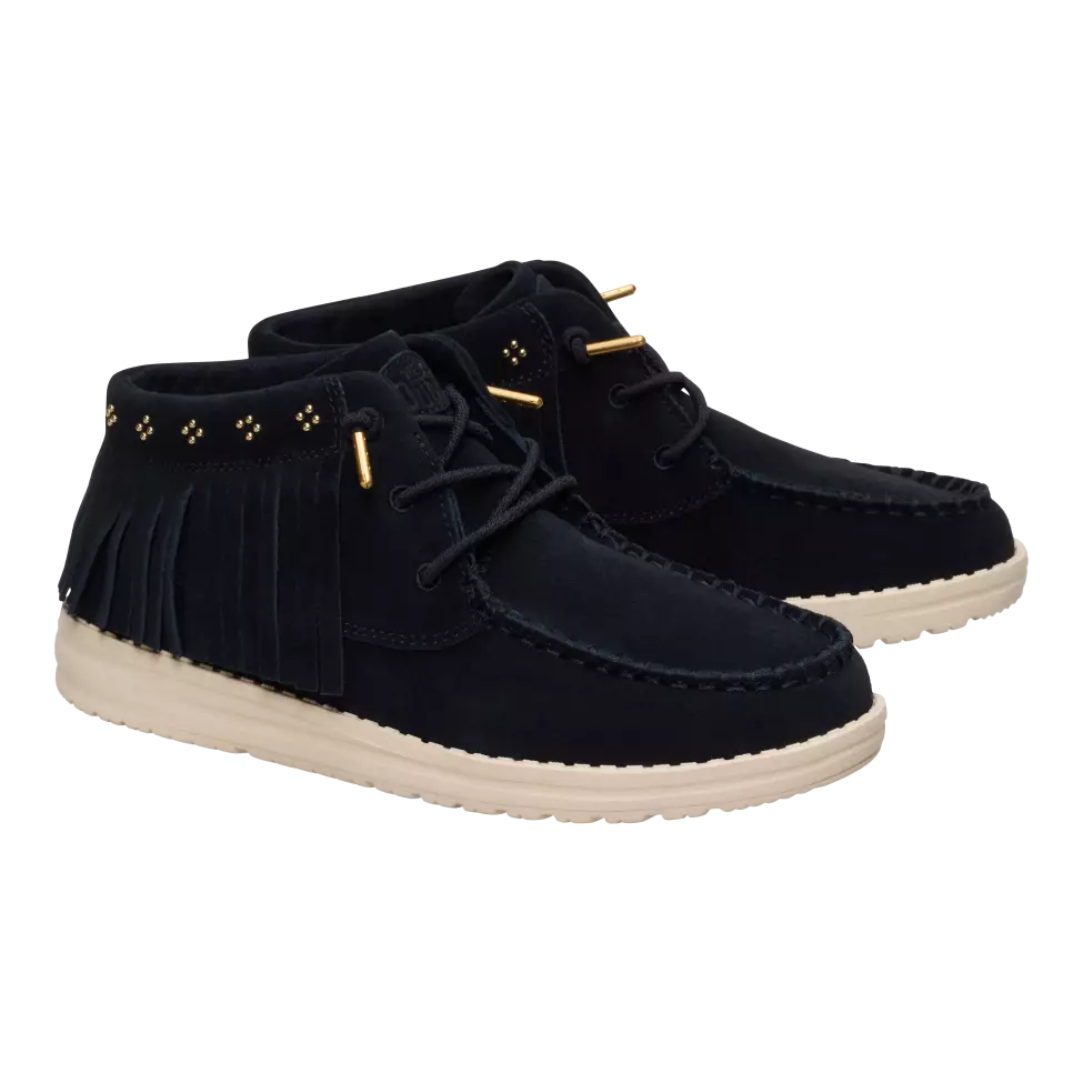 Wendy Mid Fringe Cowgirl Suede